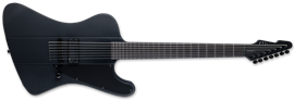 LTD Phoenix-7 Baritone Black Metal Black Satin 7-String Electric Guitar 2023